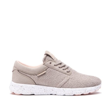 Supra Hammer Run Womens Low Tops Shoes Grey UK 48TJR